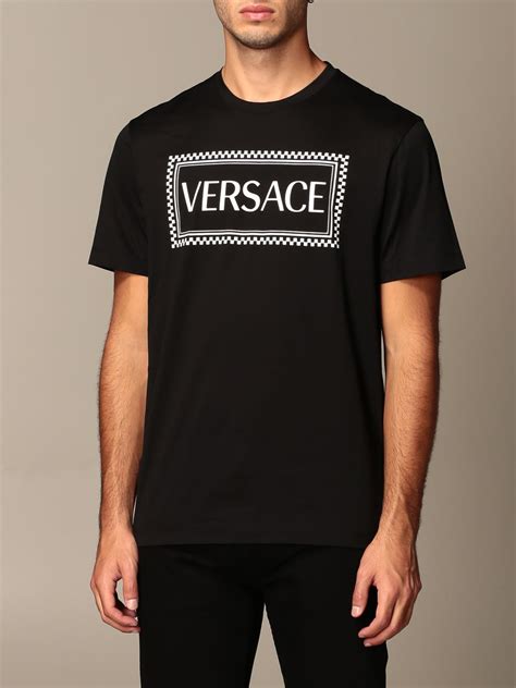 versace t shirt herren ebay|Versace long sleeve t shirts.